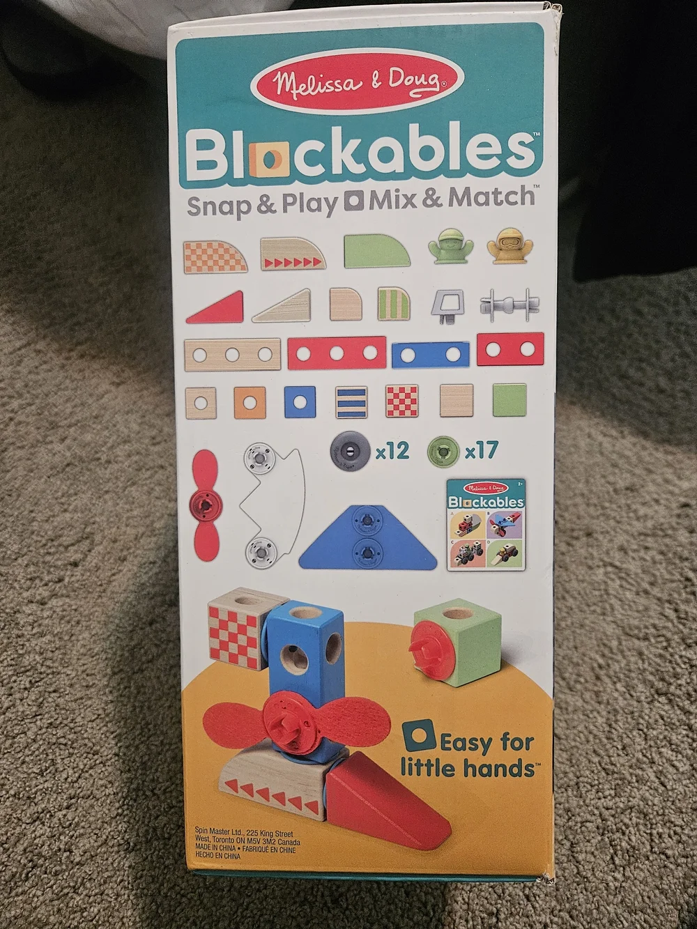Melissa & Doug Blockables Snap & Play Mix & Match